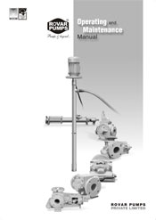 Rovar Pumps O & M Manual